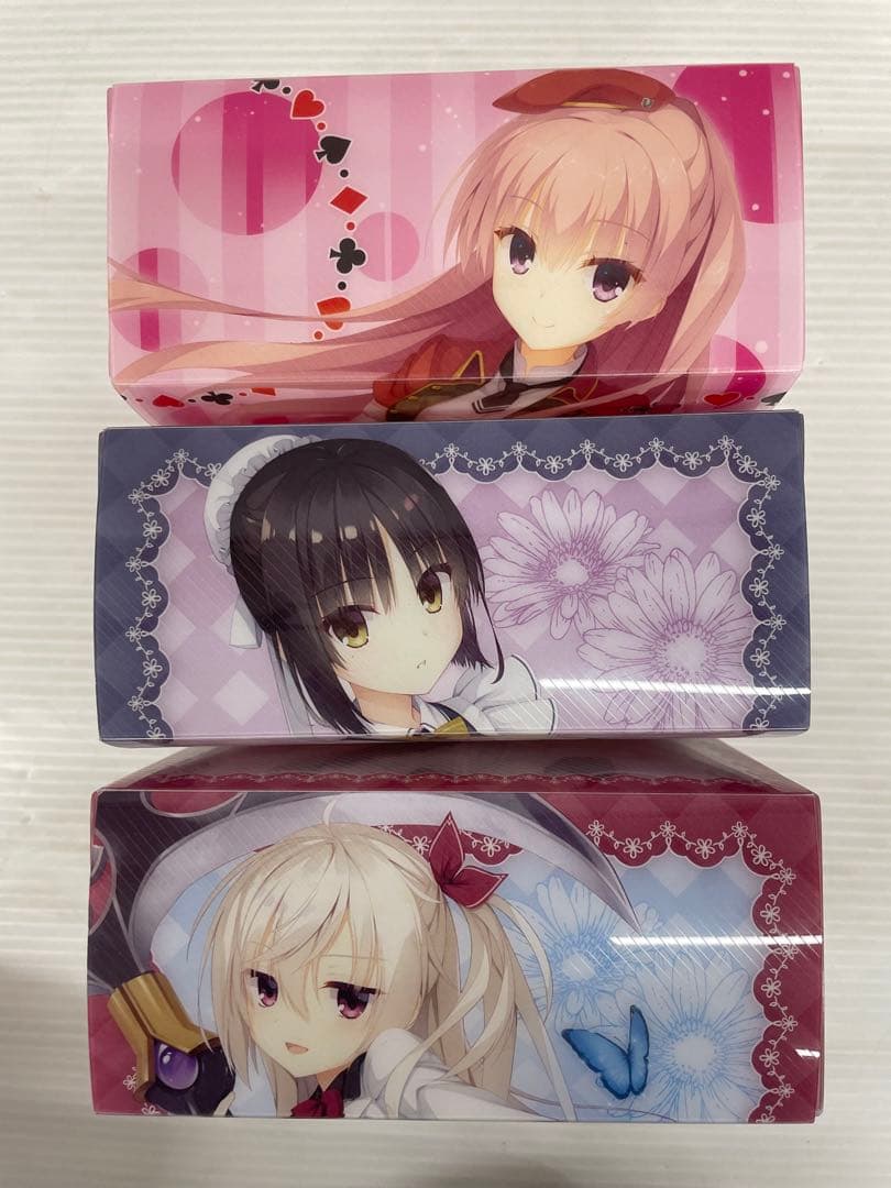 kncard75-2986 合皮製デッキケース　サプライ　まとめ売り　現状品