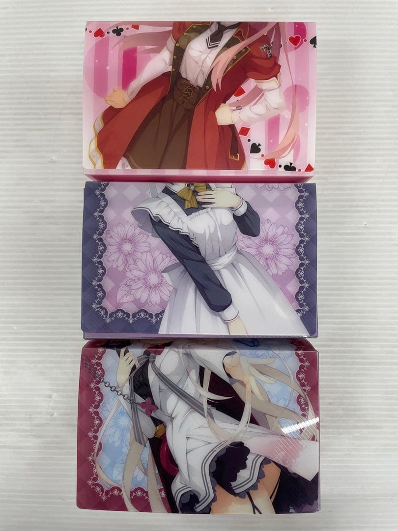 kncard75-2986 合皮製デッキケース　サプライ　まとめ売り　現状品