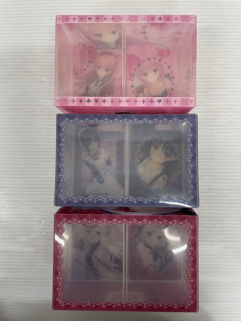 kncard75-2986 合皮製デッキケース　サプライ　まとめ売り　現状品