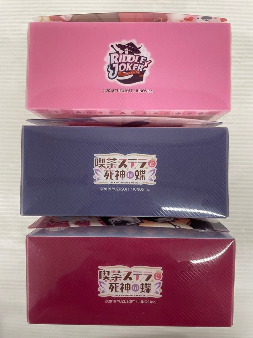 kncard75-2986 合皮製デッキケース　サプライ　まとめ売り　現状品