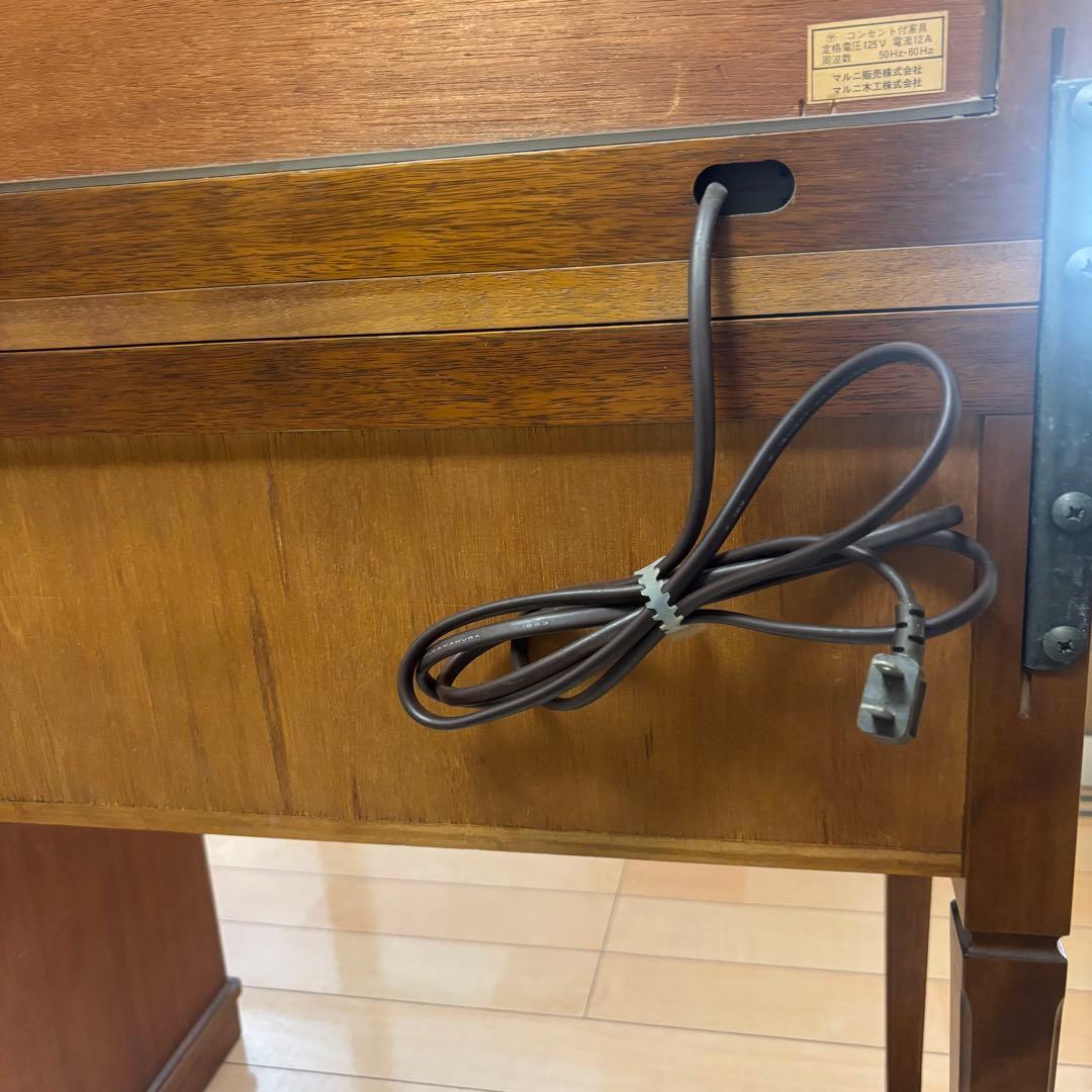 美品　maruni マルニ木工 ドレッサー 鏡台 天然木 レトロ 鏡台 高級家具