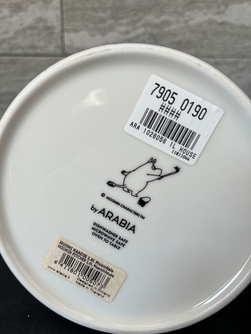 【新品＊未使用】ARABIA ムーミン　ピッチャー　ムーミンハウス　１ℓ