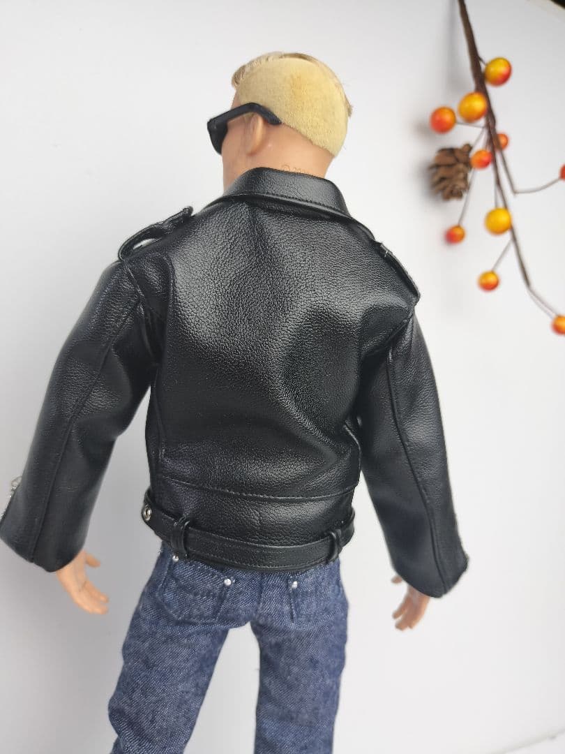 バイカージャケットケンサイズケンドールケン服ケン人形1/6ドール1/6服
