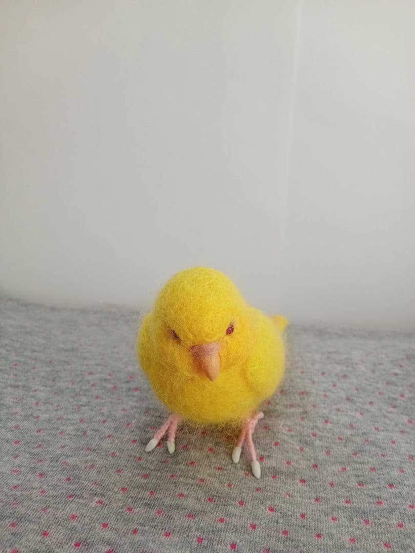 ゆかり様　華様　確認用　セキセイインコルチノーの置物　羊毛フェルト【確認用】