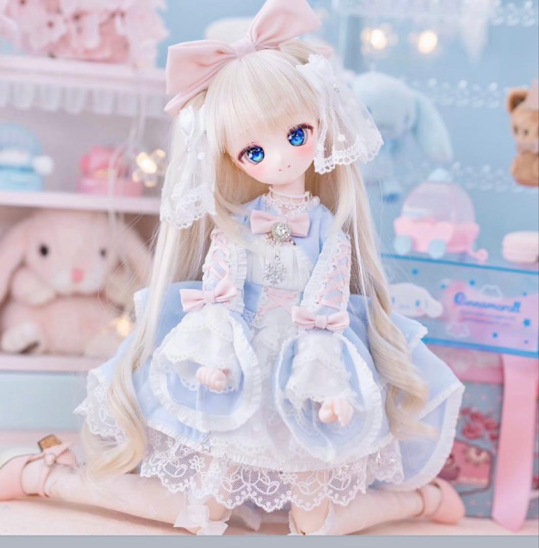 木茶動物園 夢の花嫁 青ピンク 1/4 MDD サイズ