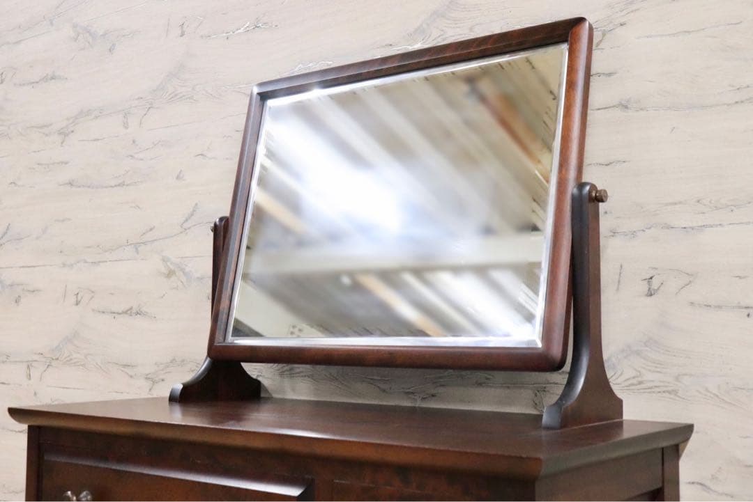 GMFK765○北海道民芸家具 ドレッサー 鏡台 化粧台 ミラー チェスト 整