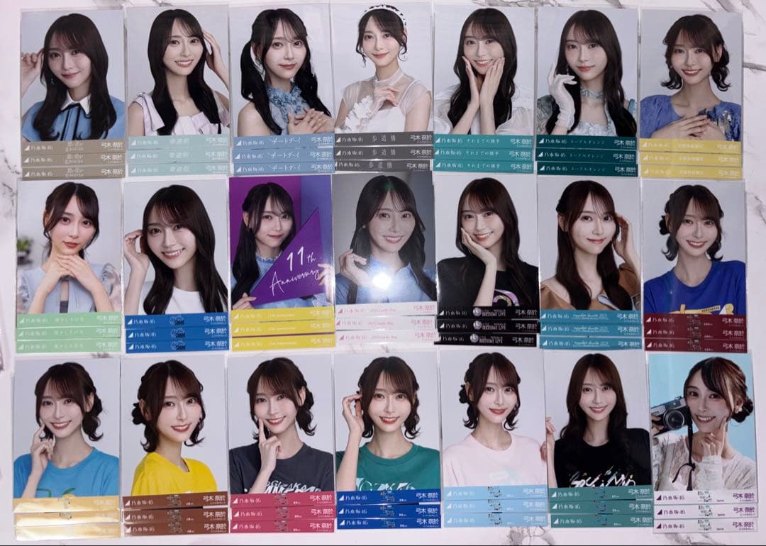 乃木坂46 弓木奈於　生写真　大量　まとめ売り　コンプ　セミコンプ　バラ