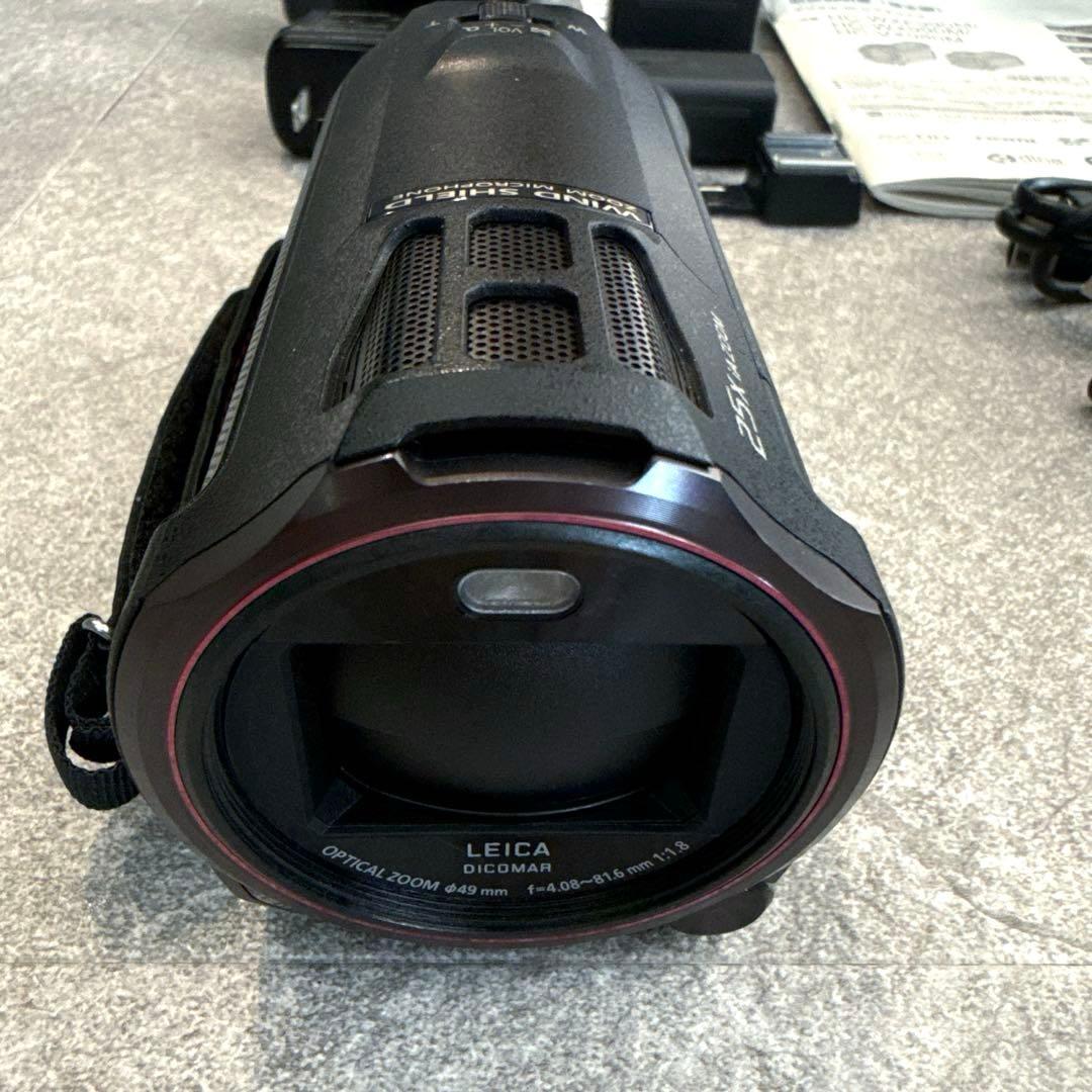 Panasonic HC-WX990M 4Kビデオカメラ ワイプ撮り ケース付