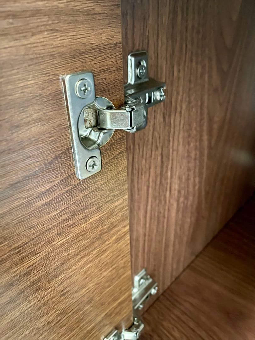 【大型家具】2月まで！ウッド調キャビネット/送料込み