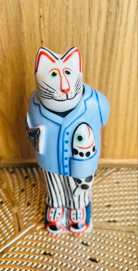 【美品】Villeroy & Boch ビレロイ&ボッホ 猫の置物 陶器