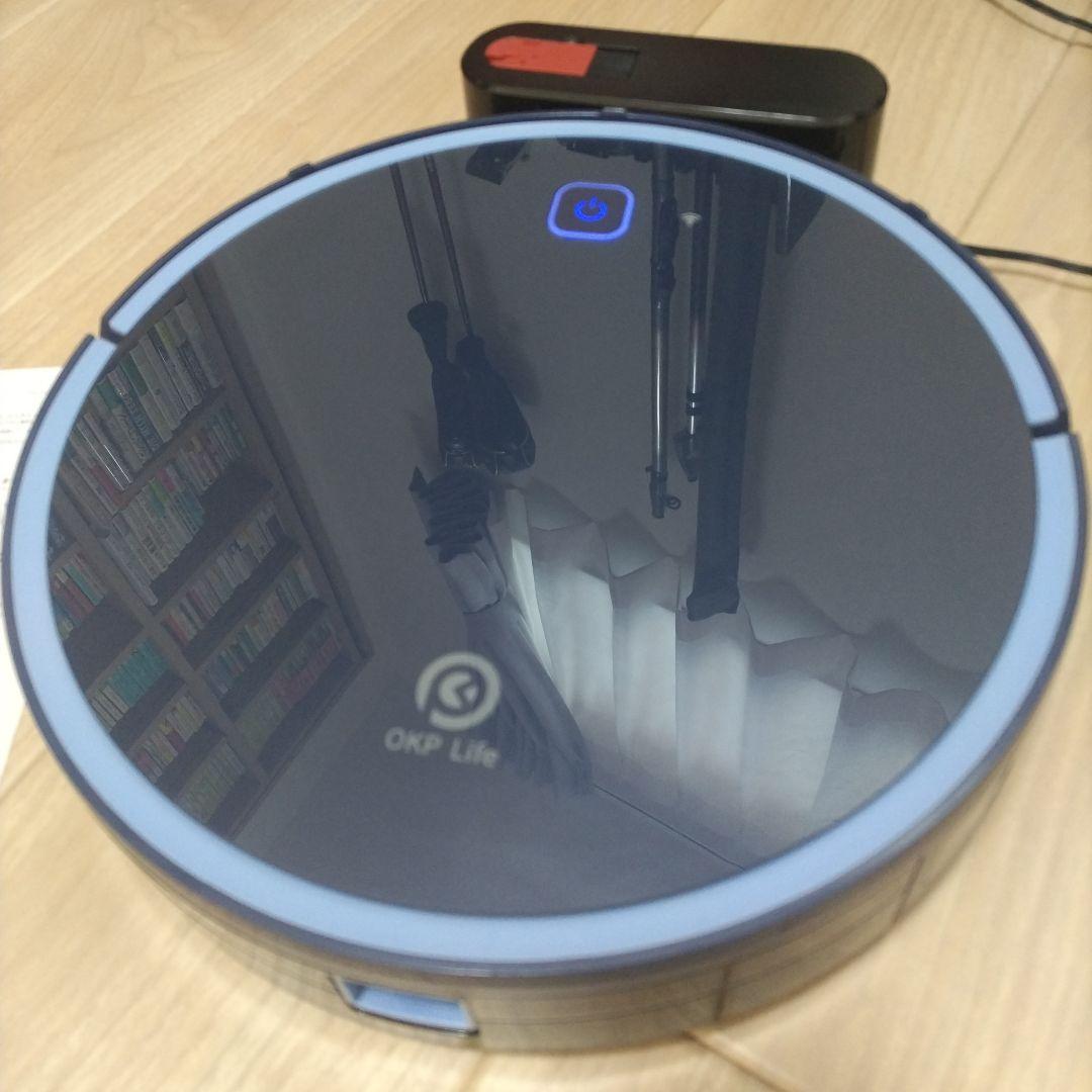 【OKP Life】【美品】清掃・水拭き両用ロボット掃除機 WIFI・スマホ対応