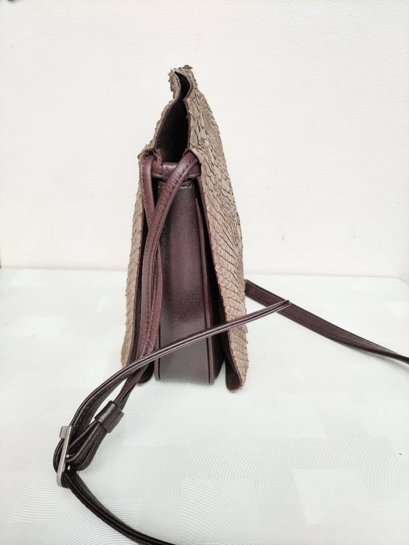 ヘビ革 クロコダイル風 バッグ