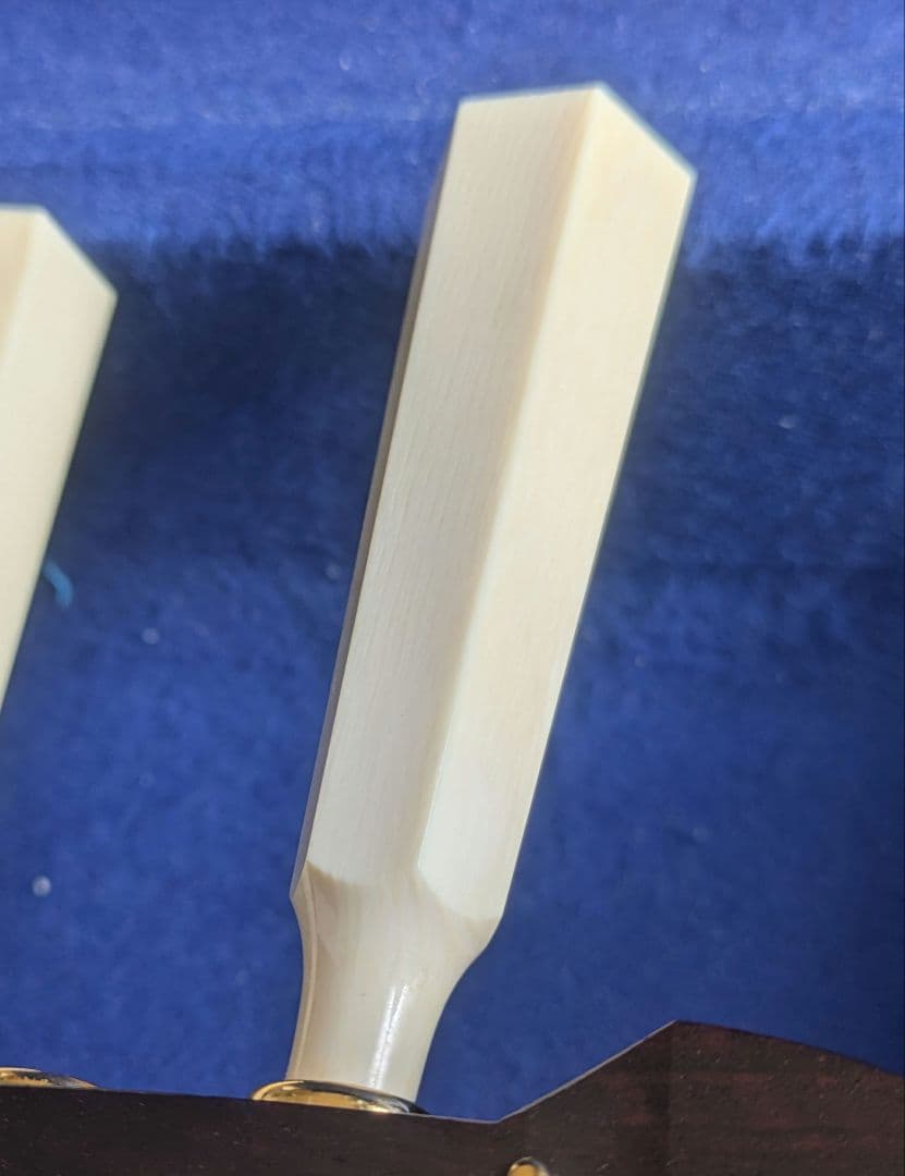 【高級】 津軽三味線 太棹 紅木 白系糸巻き　犬皮 べっ甲バチ ハードケース付