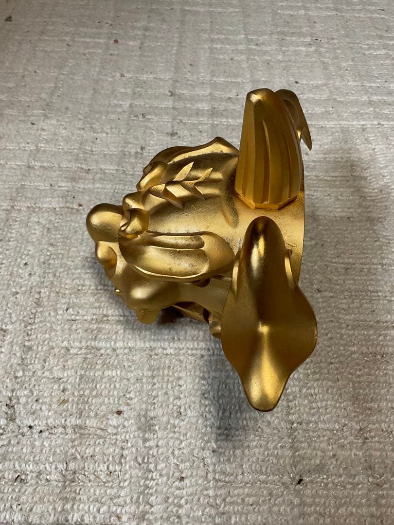金の越後獅子　【24k GP 口が大きく開きます　ケース無し　現状渡し】。