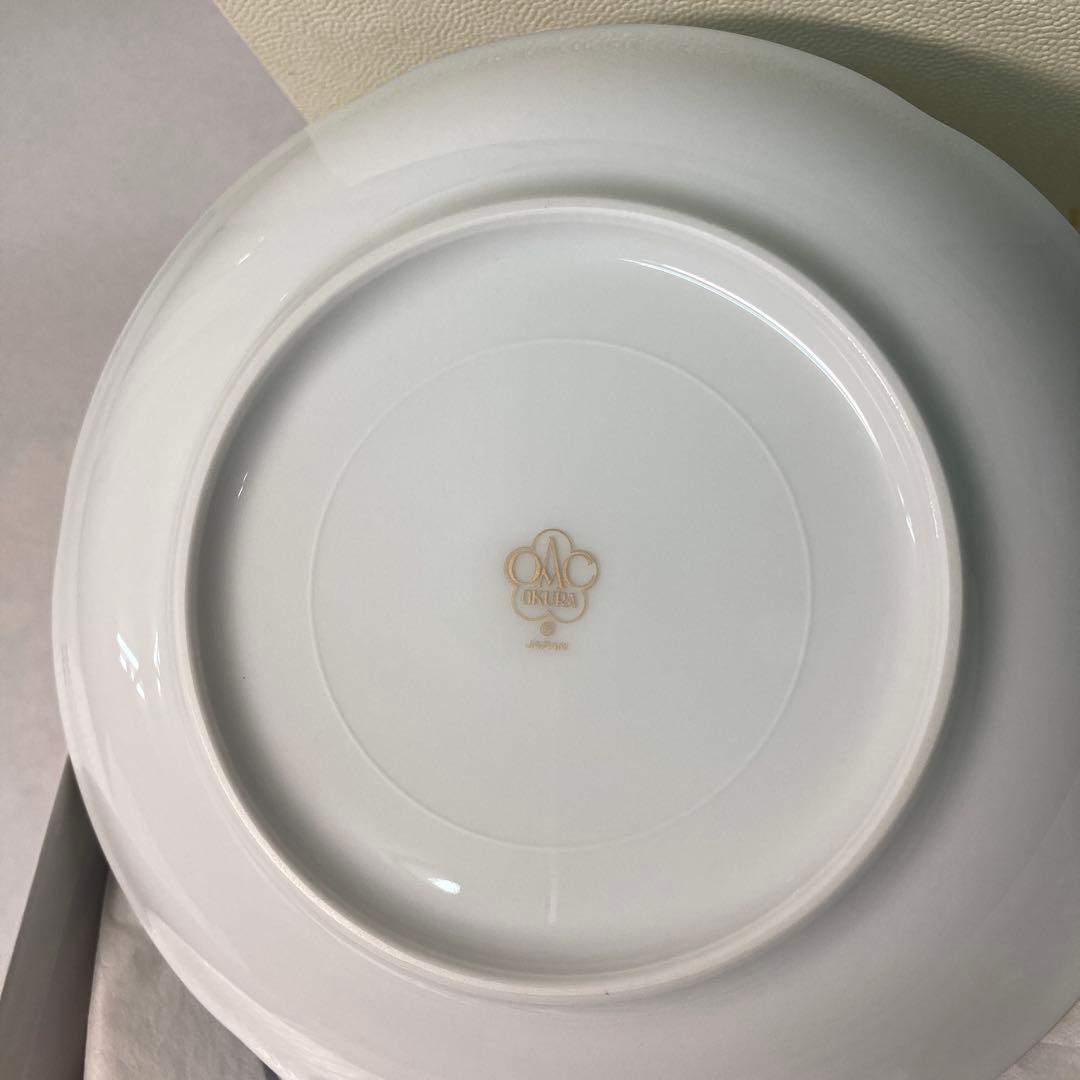 大倉陶園 ブルーローズ 銘々皿５枚セット(8011) 新品未使用 １５cm日本製