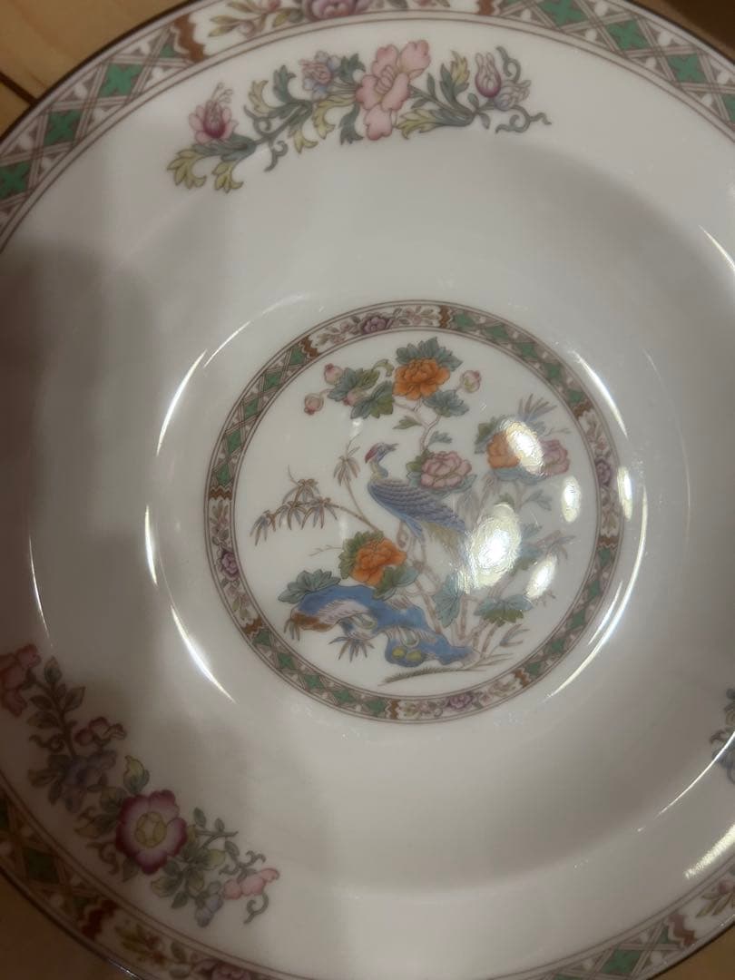 中古　美品　Bone China Kutani 浅型　皿　ボウル