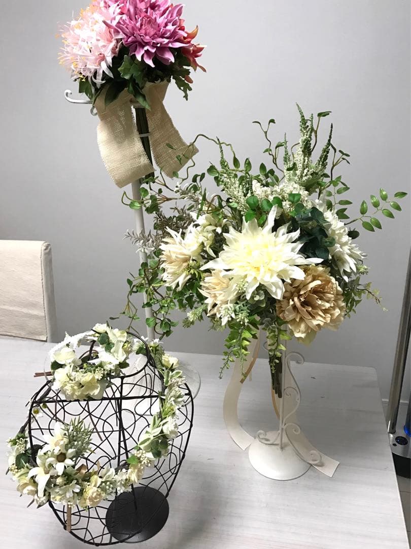 ウエディングブーケ2種類♡5種セット一式