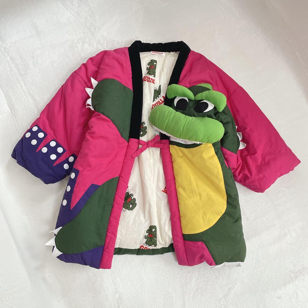 【値下げ】GODZILLA　ゴジラ　はんてん　半纏　中綿入りどてら　防寒　希少