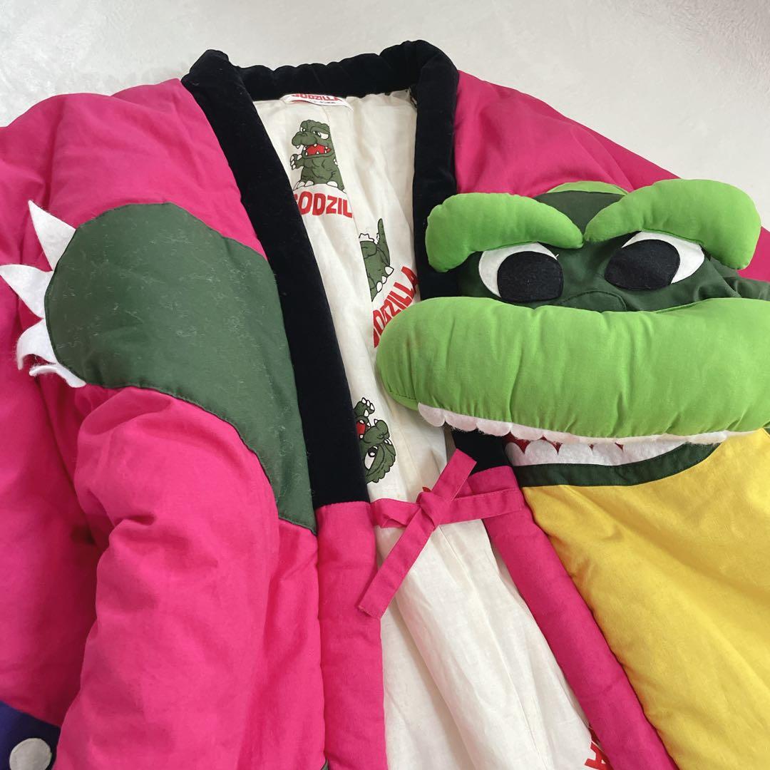 【値下げ】GODZILLA　ゴジラ　はんてん　半纏　中綿入りどてら　防寒　希少