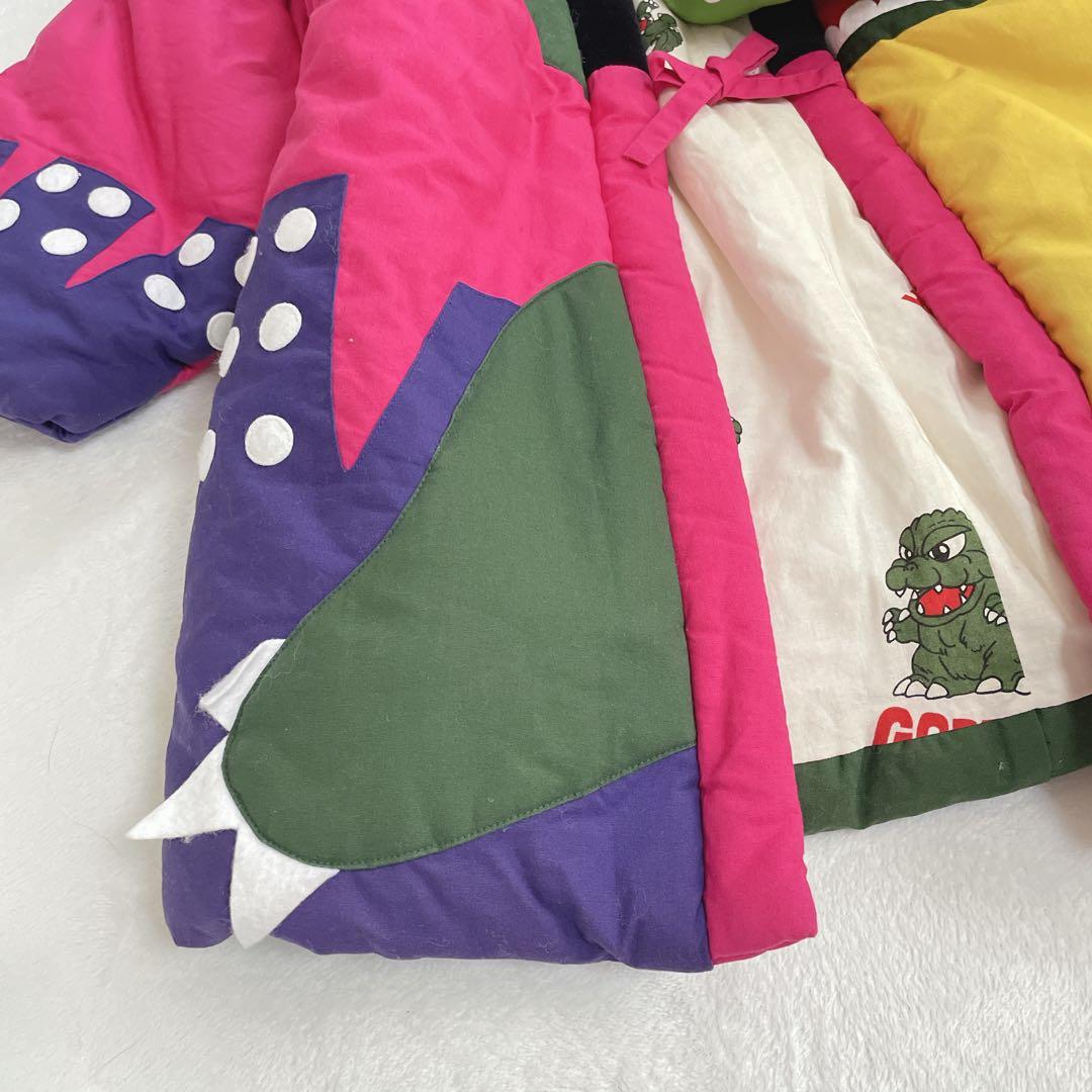 【値下げ】GODZILLA　ゴジラ　はんてん　半纏　中綿入りどてら　防寒　希少