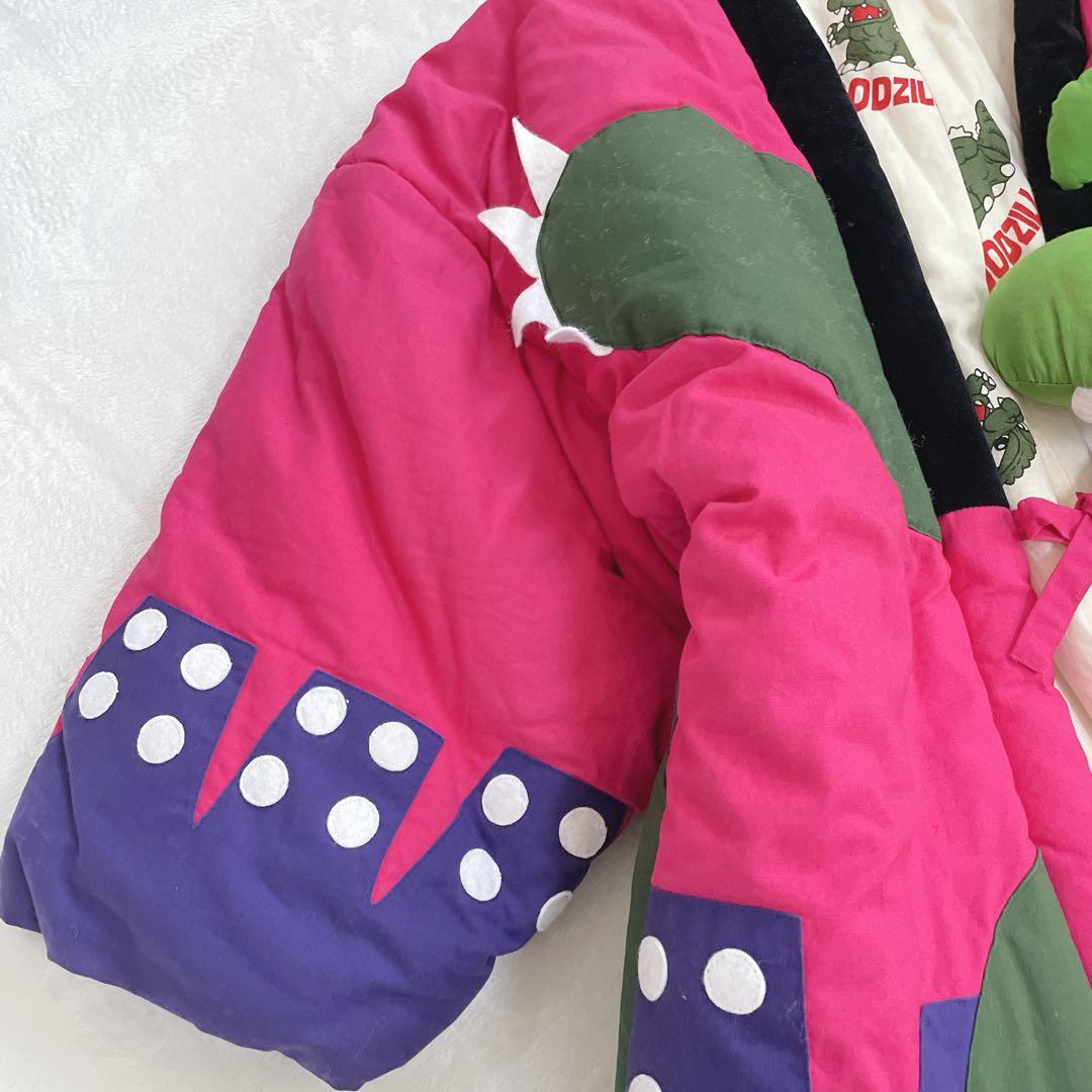 【値下げ】GODZILLA　ゴジラ　はんてん　半纏　中綿入りどてら　防寒　希少