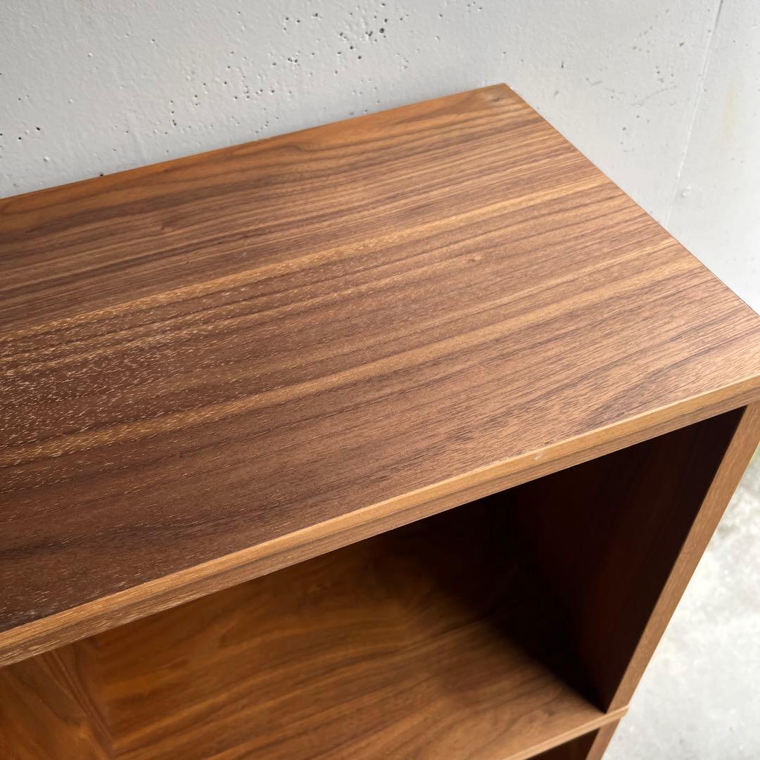 azushu★無印スタッキングシェルフセット・５段×3列ウォールナット材