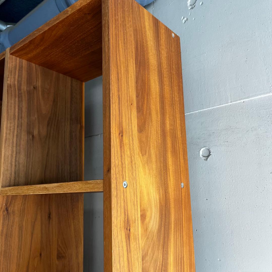 azushu★無印スタッキングシェルフセット・５段×3列ウォールナット材