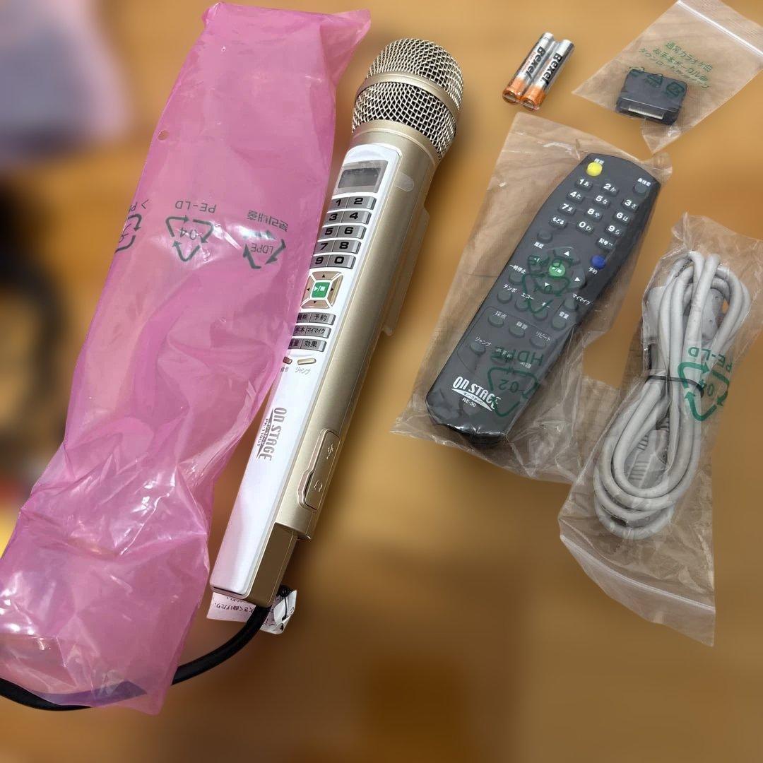 ON STAGE カラオケ オンステージ PK-110GT ペアマイク付