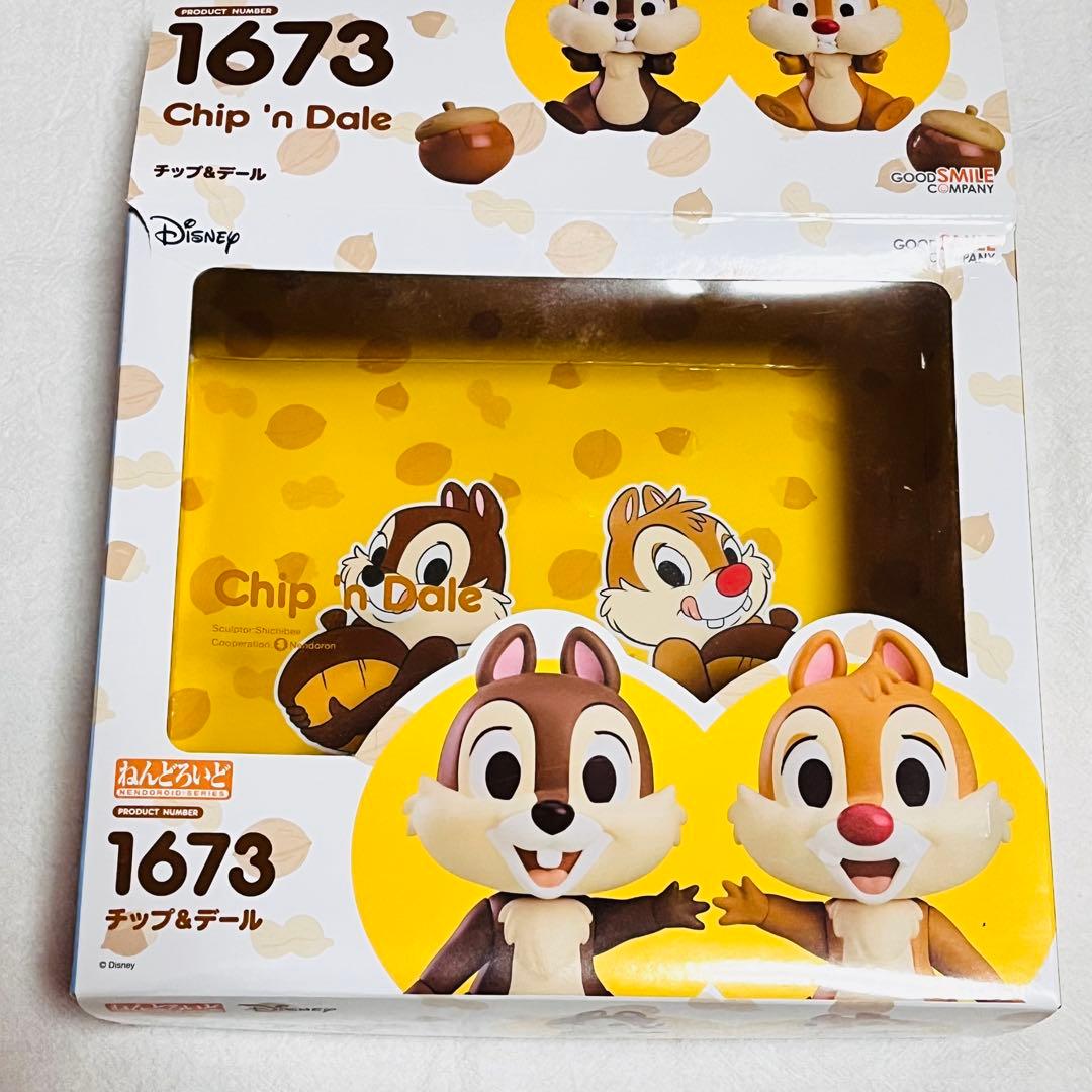 ディズニー　ねんどろいど　チップ　デール　フィギュア　1673