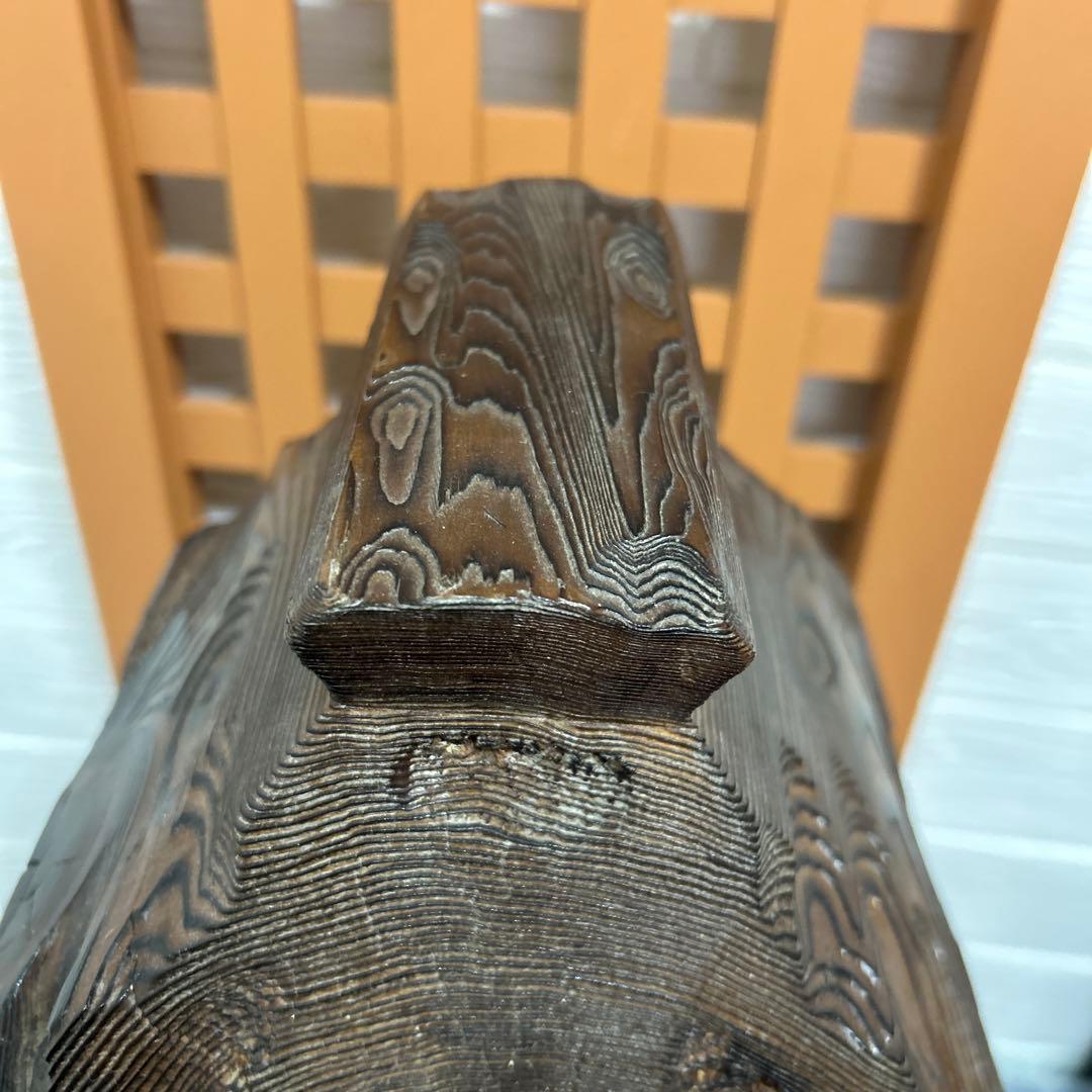 灯籠　秋田杉　和風照明 高さ60センチ　和風行灯照明 天然木　骨董品