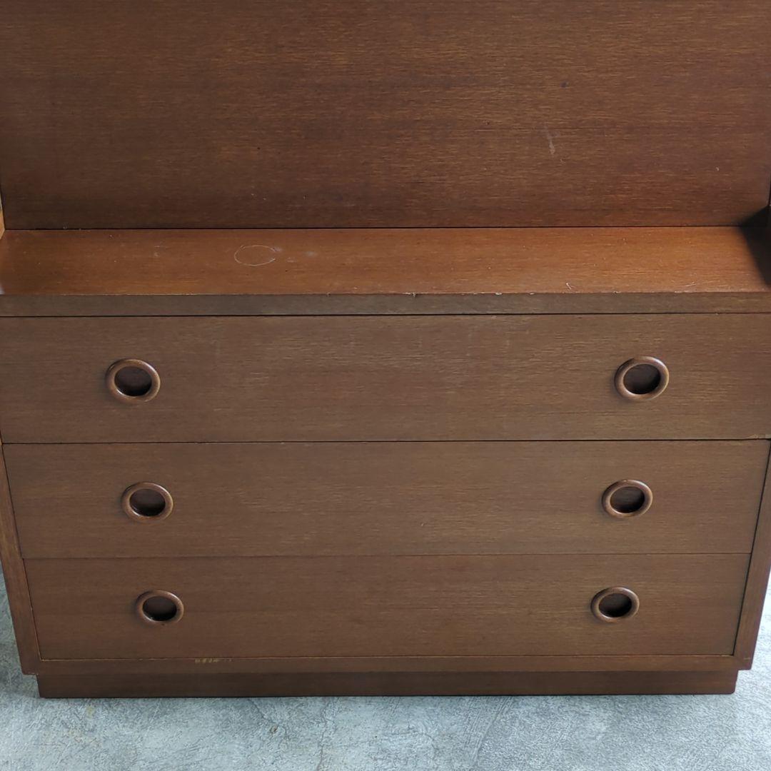 ヴィンテージ◆木製 チェスト ドレッサー　ライティング　デスク　北欧　昭和レトロ