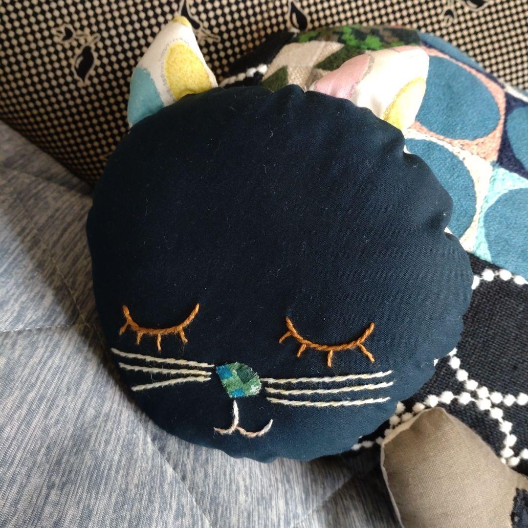 ミナペルホネン・ハンドメイド☆うとうと居眠りねこちゃん・大きめさん♪