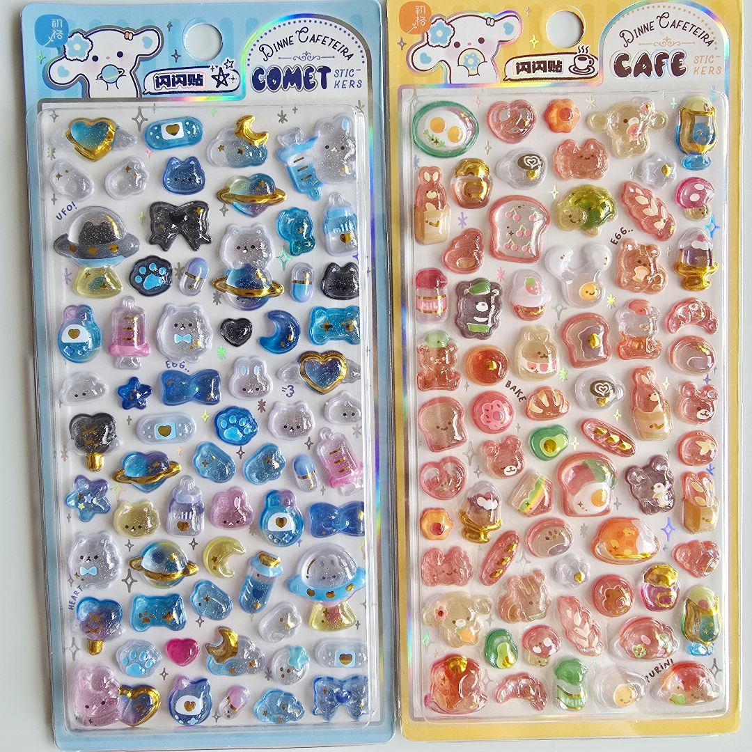 韓国シール ドロップシール 3Dシール セット