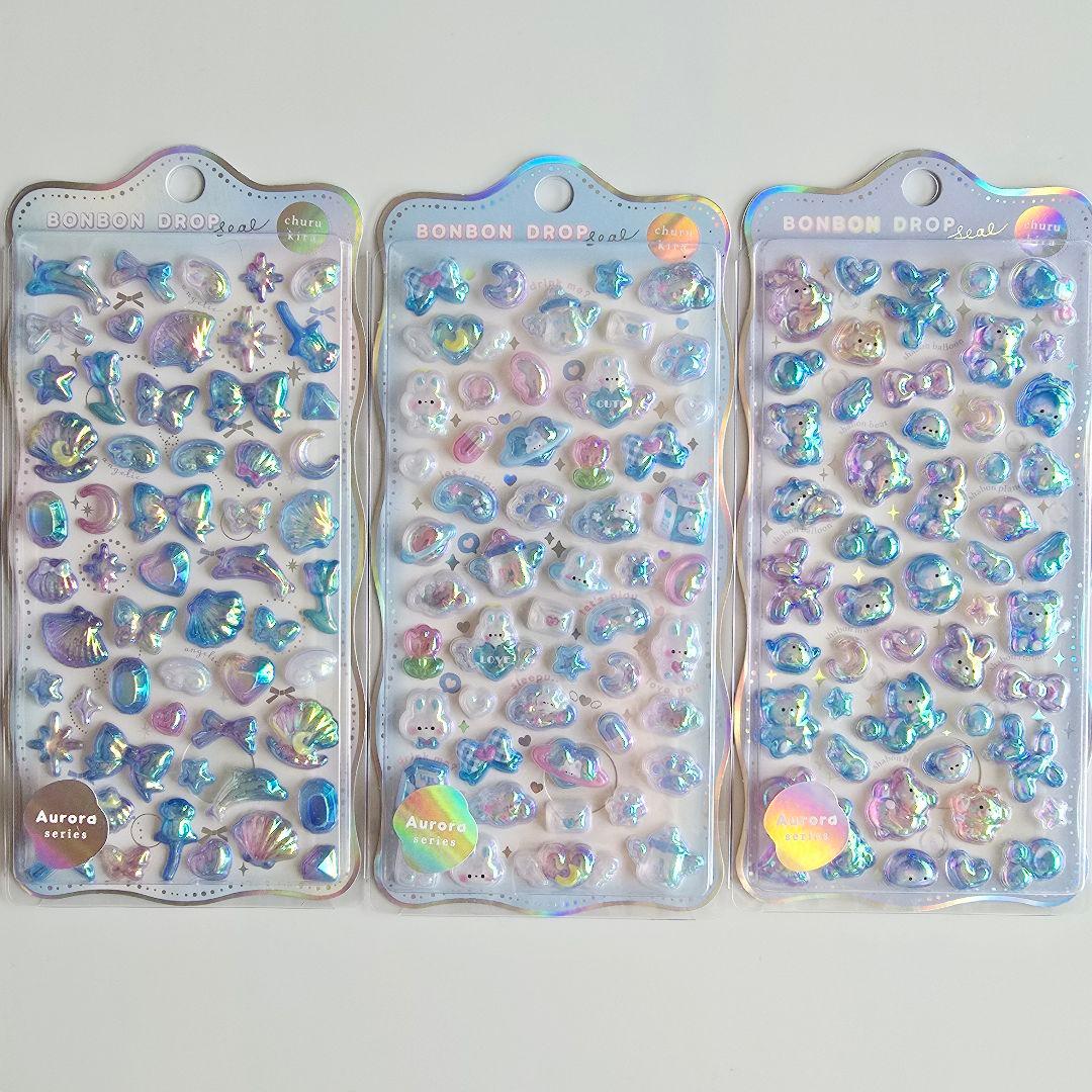 韓国シール ドロップシール 3Dシール セット