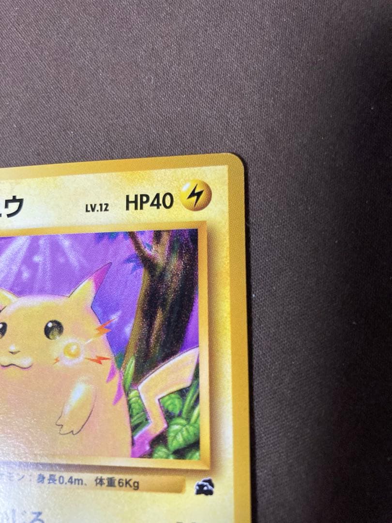 ポケモンカード旧裏　ピカチュウ　フシギダネマーク