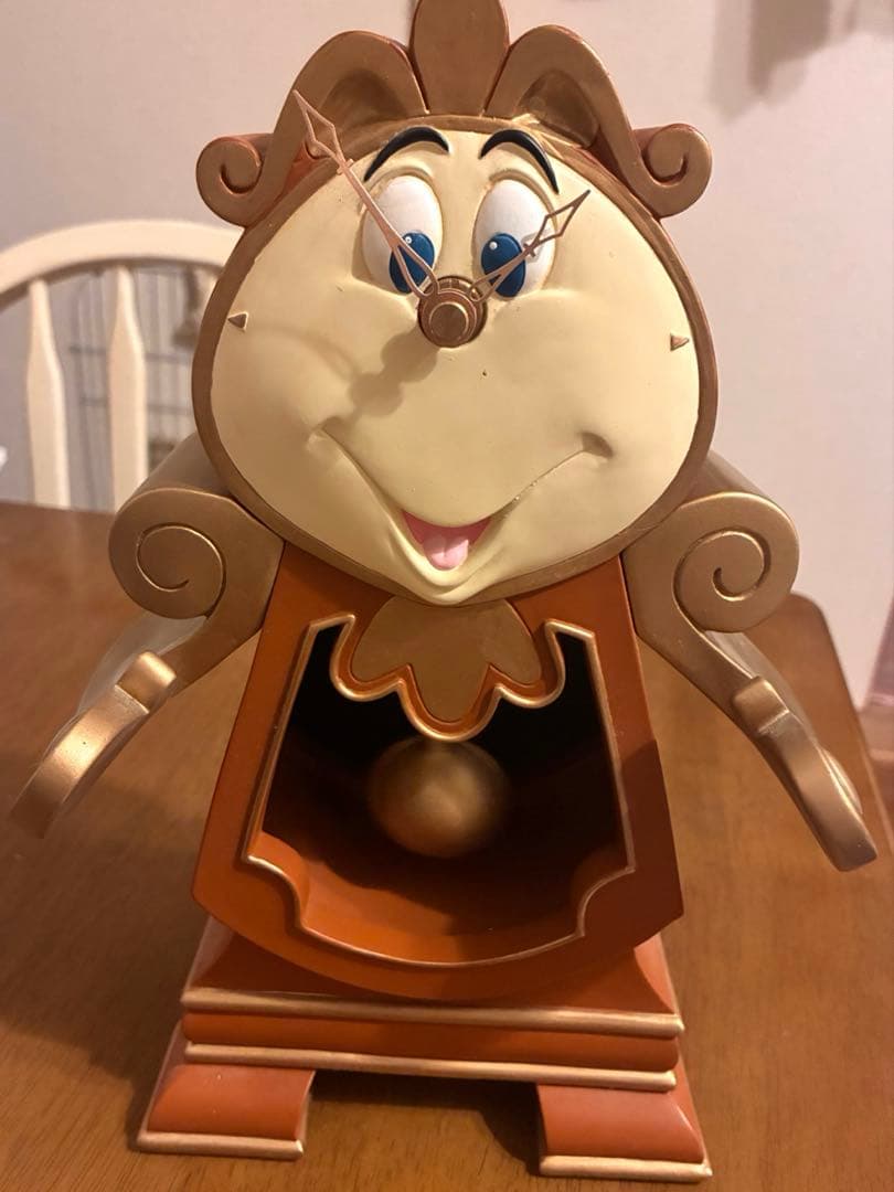 美女と野獣コグスワース ストーリーコレクション時計置き物 ディズニーストア