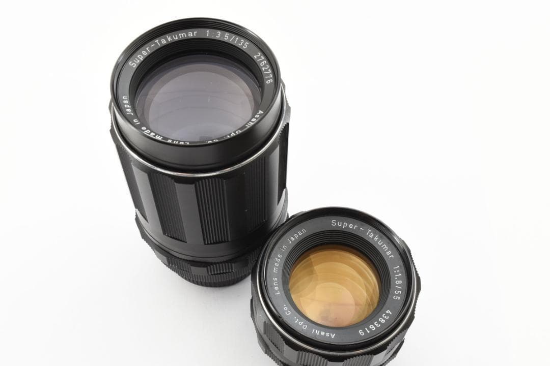 【レンズ2点セット】Super Takumar 55mm 135mm SO240
