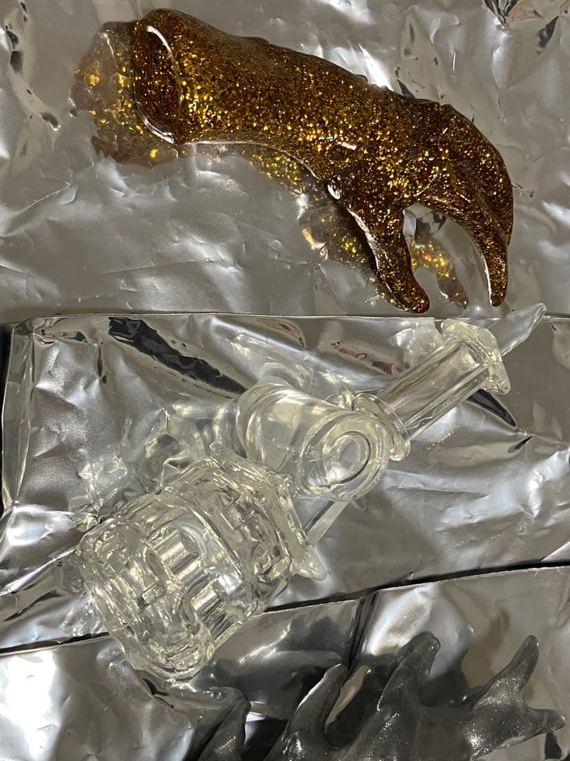 Hyper GYAROMI Fes! ランダムアームパーツ　3個　ドリル　クリア