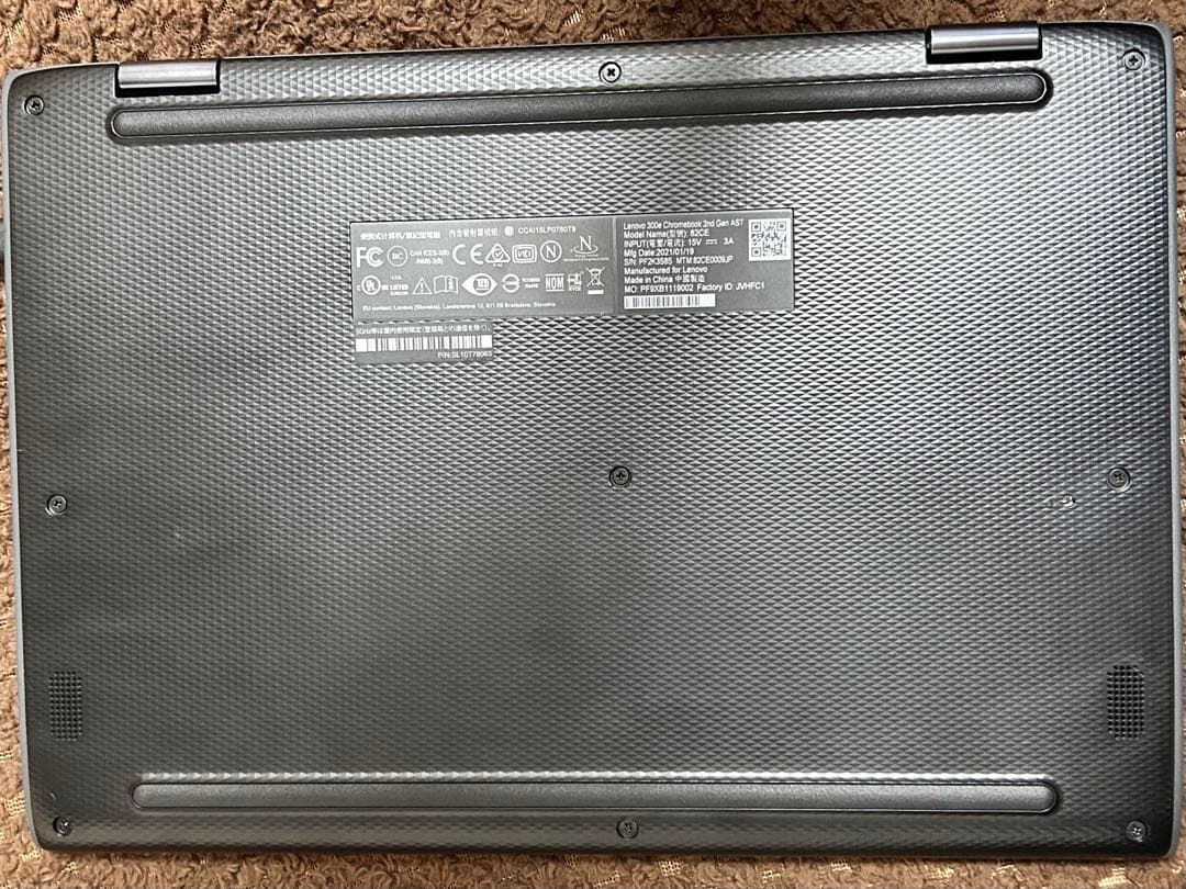 【ケース・充電器付き】Lenovo Chromebook 11.6インチ 中古