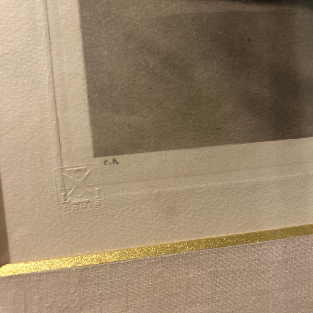 ルイ・イカールLOUIS ICART［モデル-I ］エッチング(銅版画)手彩色