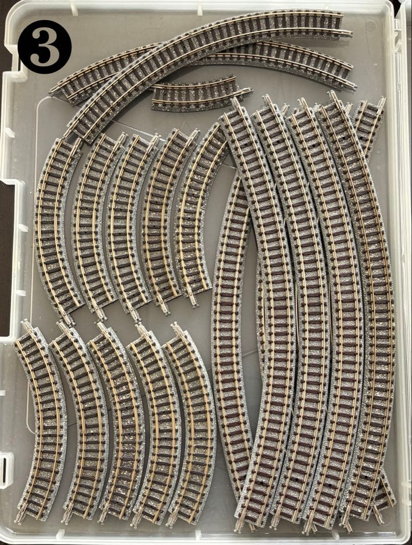 Nゲージレール　106本+他パーツ詰合せ　トミックス　ファイントラック