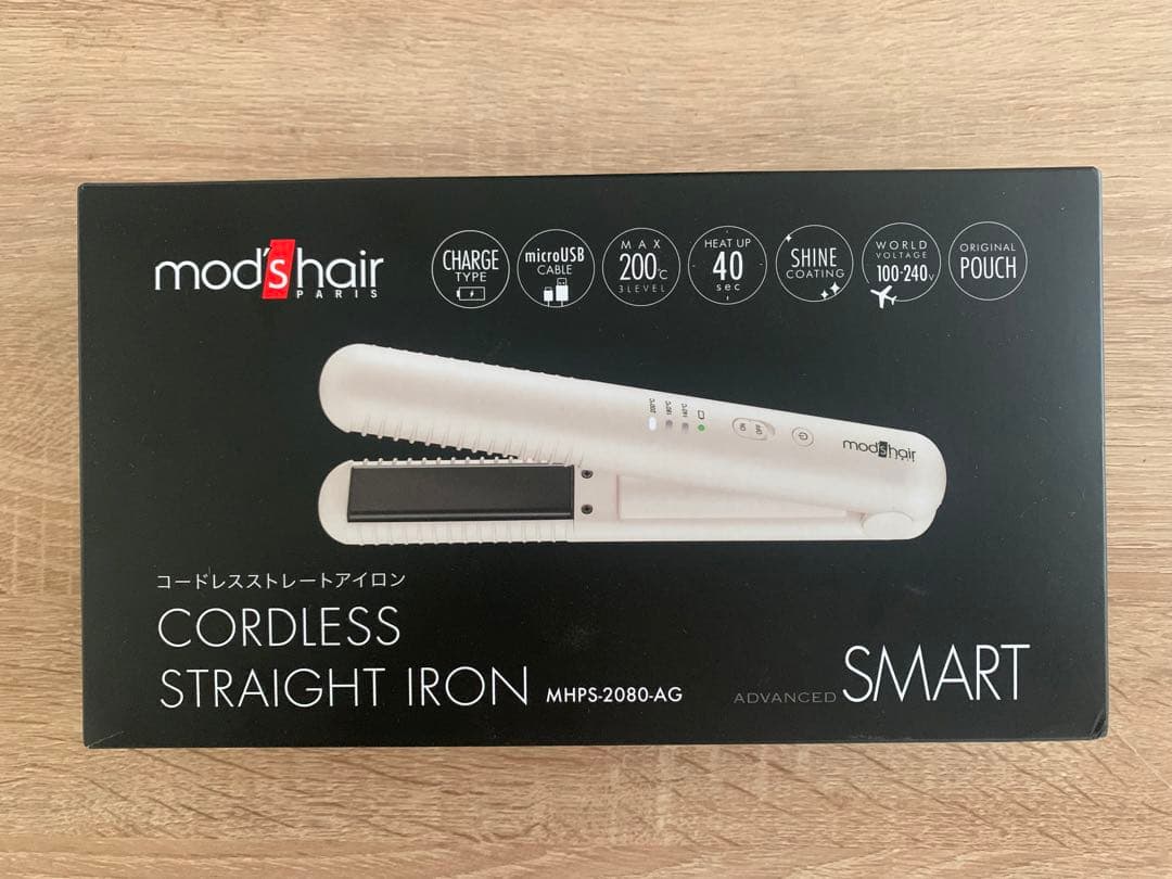 【hana 】 mod's hair コードレスヘアアイロン