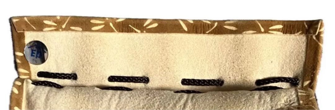 印伝 燻 巾着 和柄 鹿革 和小物