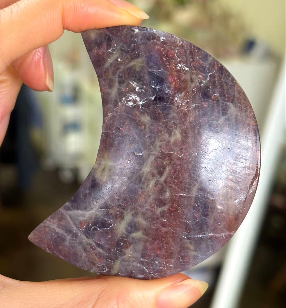 レア　アイオライト　サンストーン　ブラッドショット　月　ムーン　タンザニア産