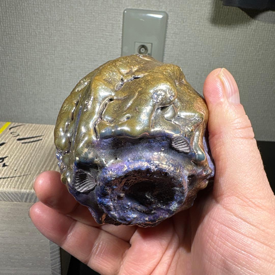 真作　市川透　ぐい呑み　高さ約7.5センチ経約7.5センチ