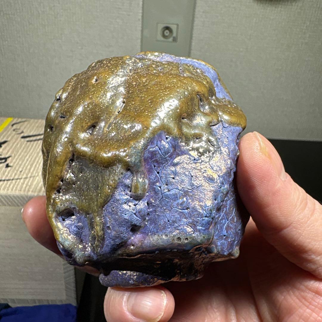 真作　市川透　ぐい呑み　高さ約7.5センチ経約7.5センチ