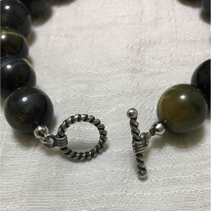 メンズ青虎目ブレスレット