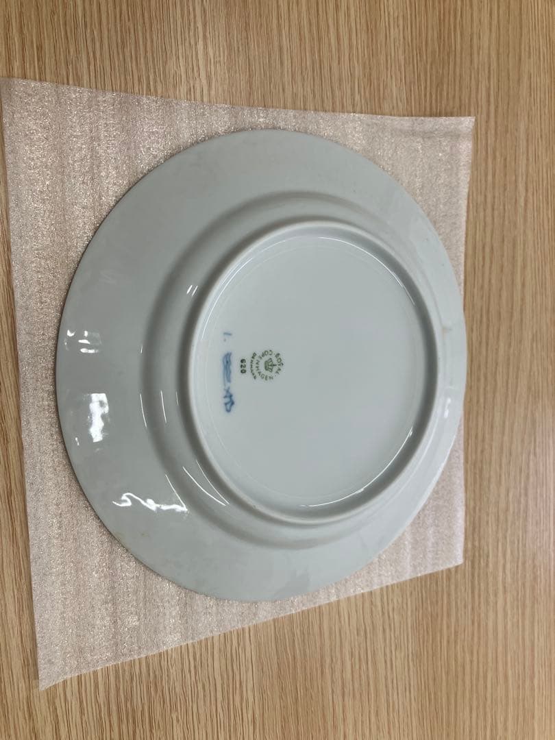   620 青い花柄皿