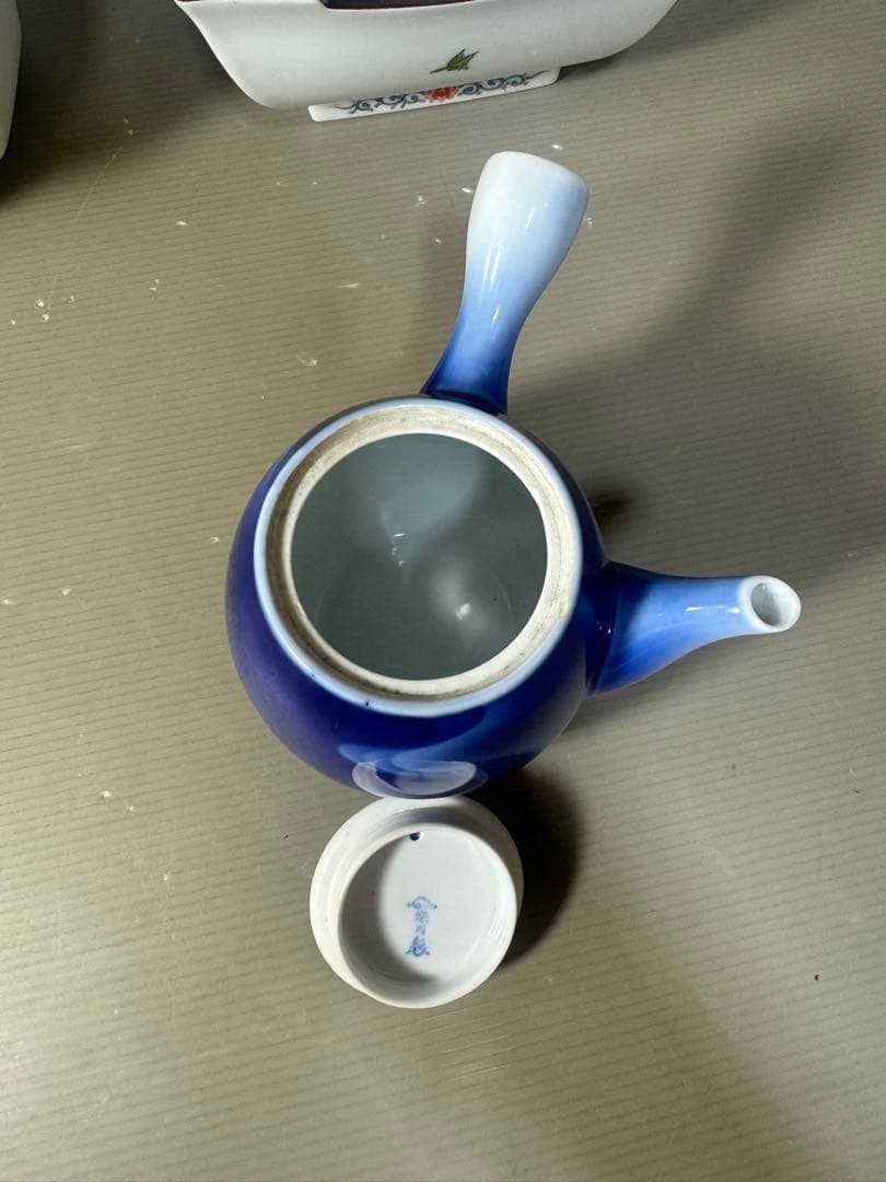 2606 深川製磁　香蘭社　まとめ売り　鉢2客　蓋付碗1客　急須1客