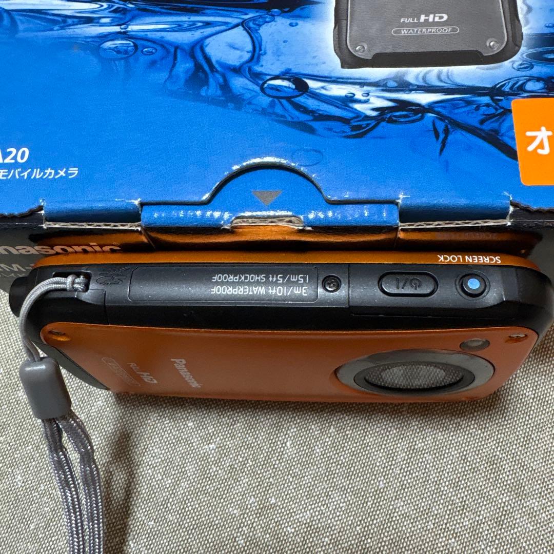Panasonic HM-TA20 フルHD 耐衝撃　防水 水中動画撮影可　取説